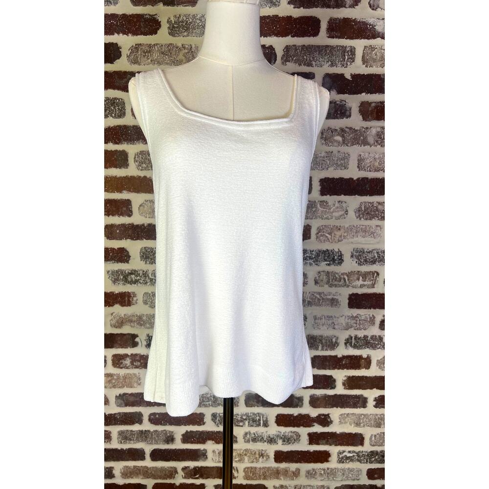 Barefoot Dreams Cozy Chic Ultra Lite Square Neck Tank BDWCU20935 Women's Size L